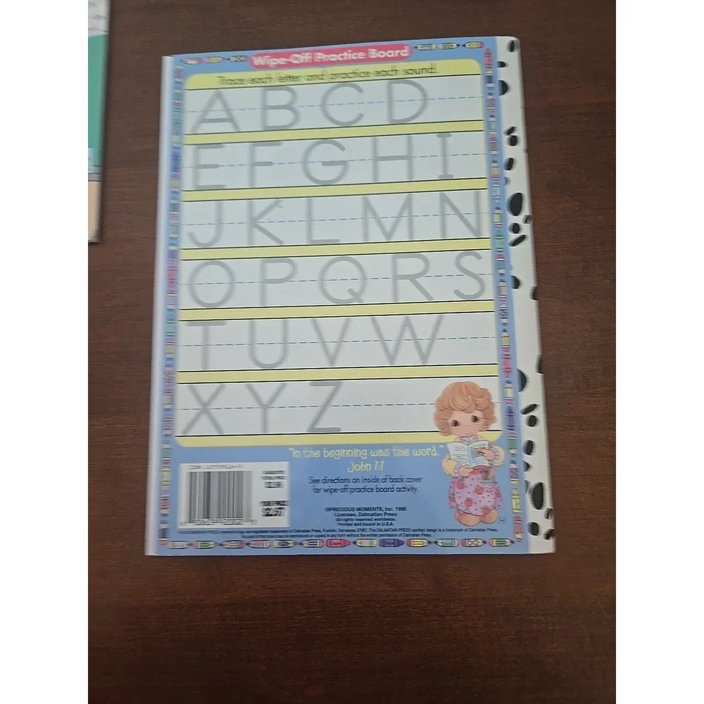 Precious‎ Moments Christian Homeschool Workbooks Lot of 3 Pre-K Phonics